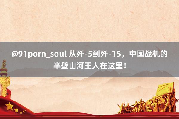 @91porn_soul 从歼-5到歼-15，中国战机的半壁山河王人在这里！