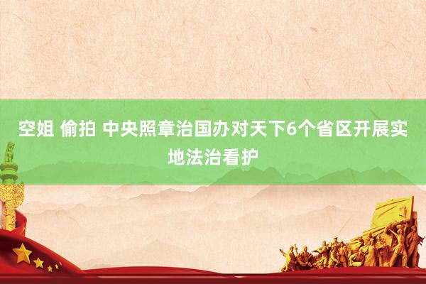 空姐 偷拍 中央照章治国办对天下6个省区开展实地法治看护