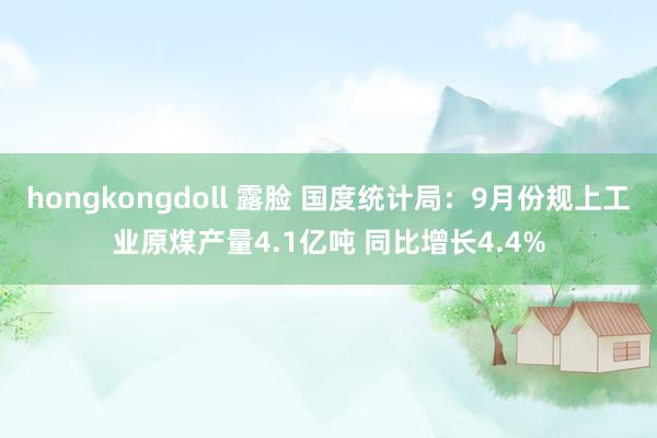 hongkongdoll 露脸 国度统计局：9月份规上工业原煤产量4.1亿吨 同比增长4.4%