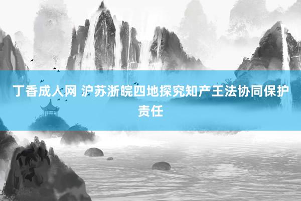 丁香成人网 沪苏浙皖四地探究知产王法协同保护责任